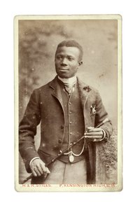 アーサーボイル、アフリカの王子、ロンドン、1880年代（アルブメンプリント） 作： H. and R. Stiles